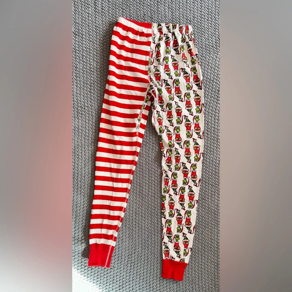 Hanna Andersson Womens Grinch Christmas Striped Pajama Pants Size XS Red - Picture 5 of 5